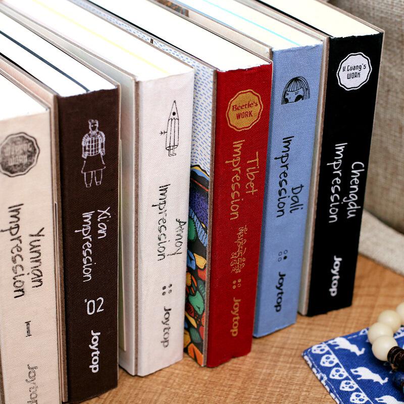 City Impression Journal with Free Shipping: Hand-Painted Hardcover Travel Notebook with Elastic Band - Extra Thick for Creative Sketching and Writing.
