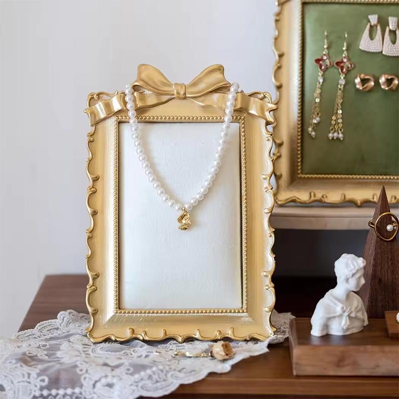 1PC Ornamental Jewelry Showcase Frame Decorative Jewelry Display for Market Stall