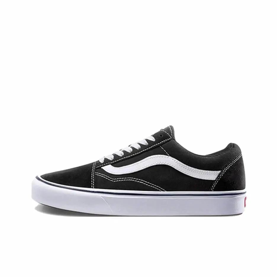 

Vans ComfyCush Old Skool Модные Универсальные Удобные Амортизирующие Прочные Низкие Кеды Повседневная Обувь Детские кроссовки Черные VNOA3WMAVNE 44