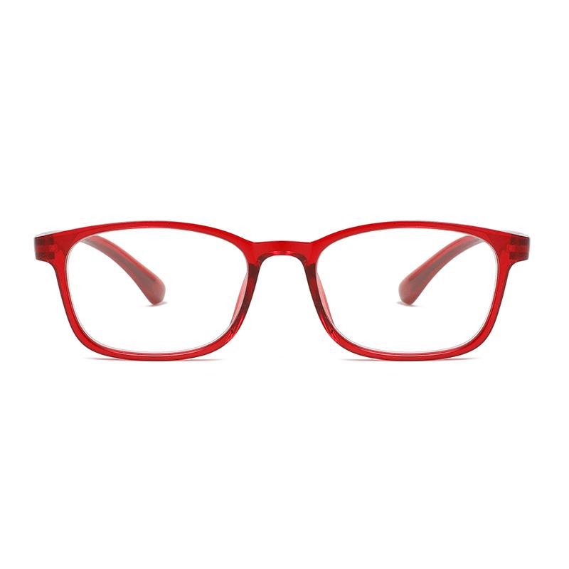 TR90 Square Frame Anti-Blue Light High-Definition Reading Glasses - Fashionable European & American Style