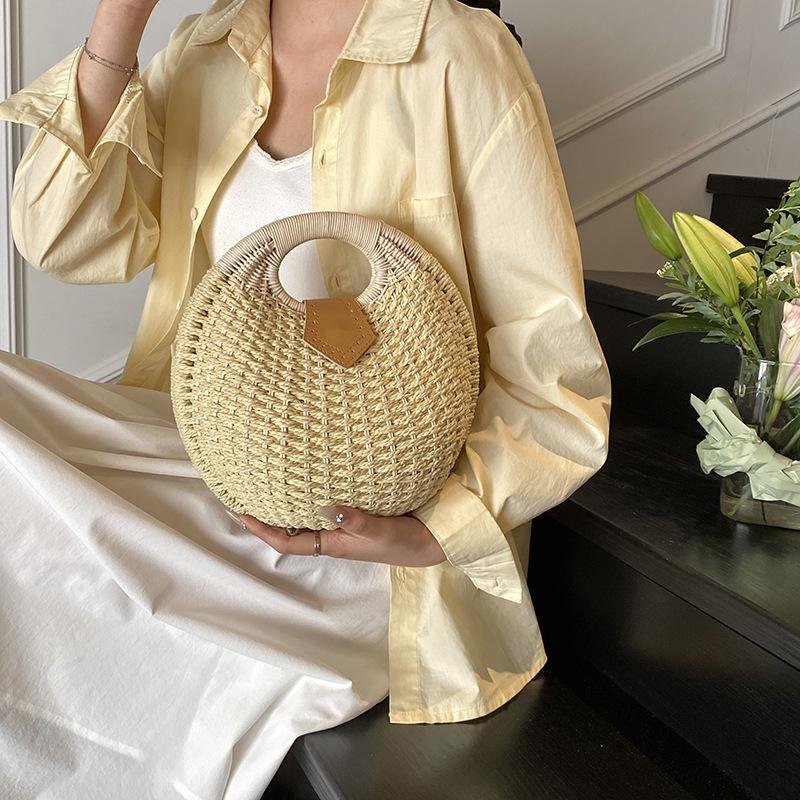 

Сумка женская модная повседневная соломенная пляжная сумка сумка-ракушка