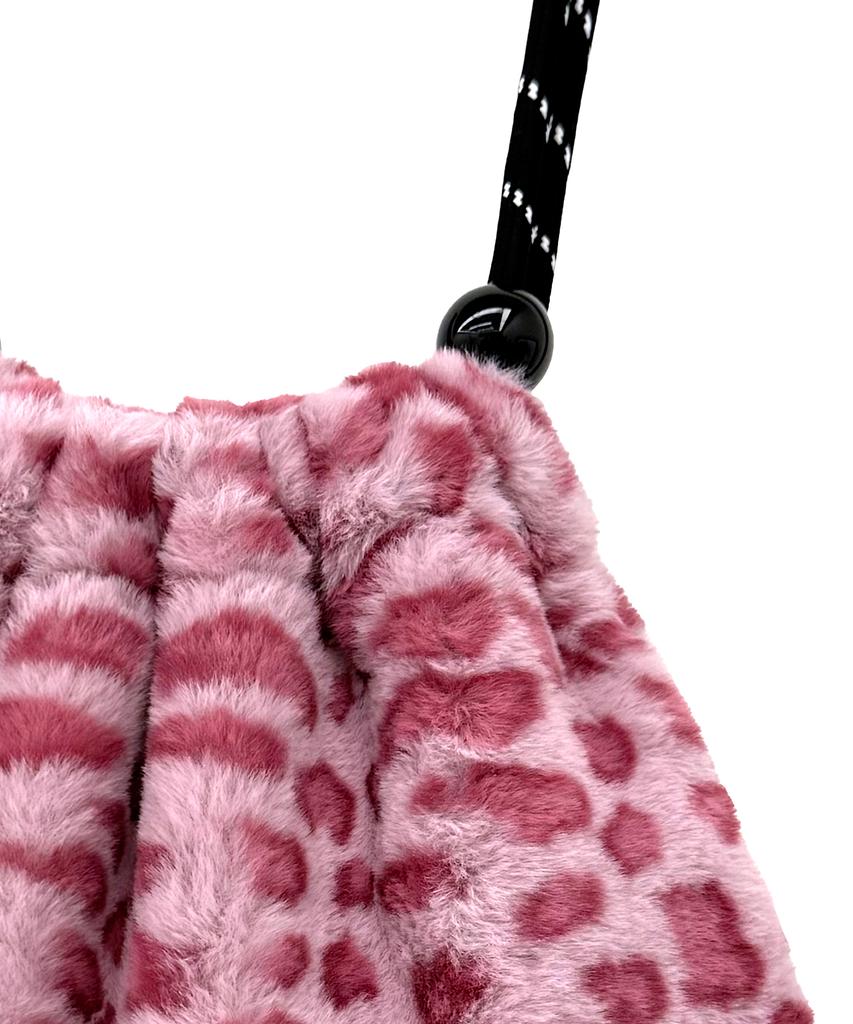 Other-Worldly Fluffy Fur Gym Sack [Sakura Leopard]