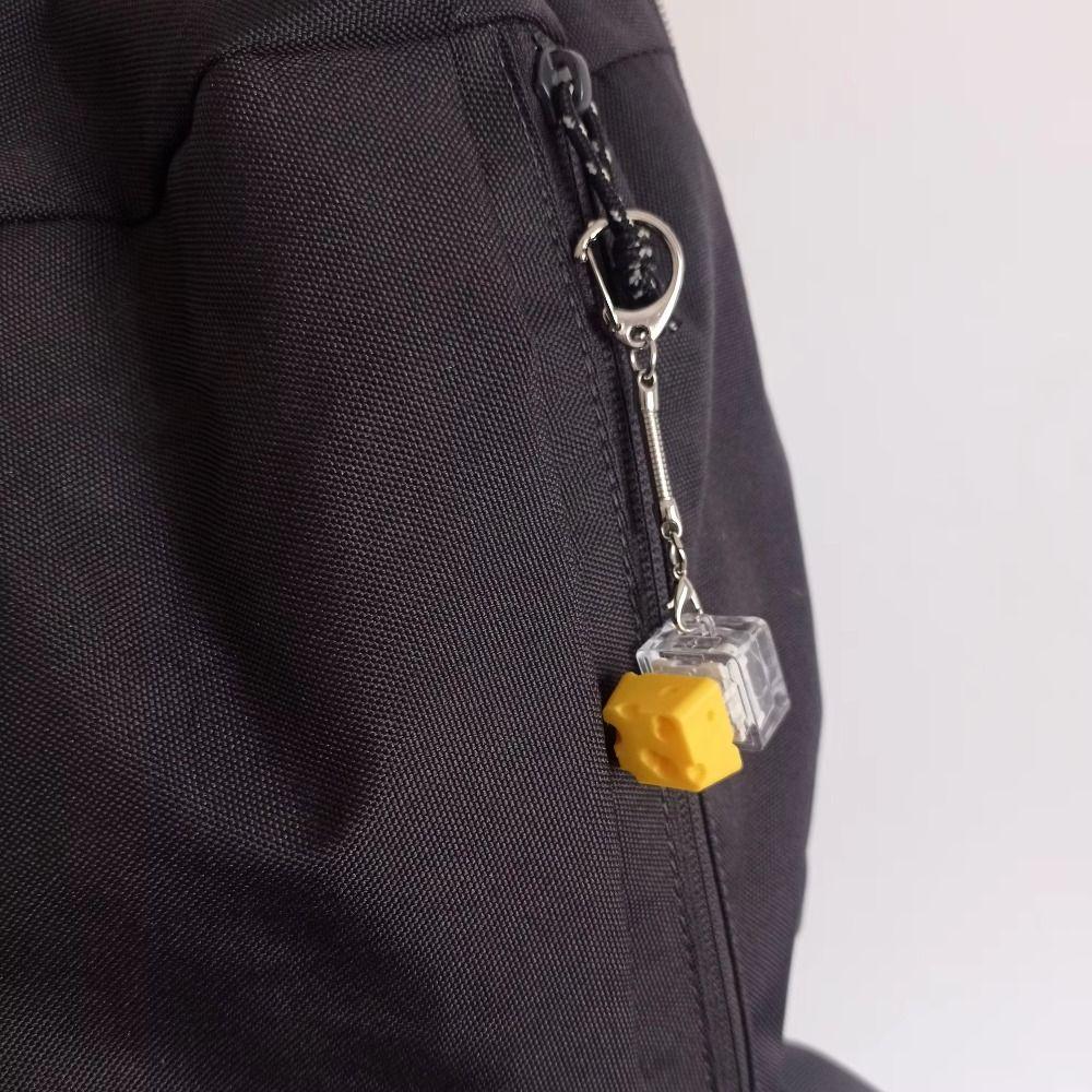 Antistress Anxiety Keyboard Stress Relief Button Crisp Keys Fidget Clicker Keychain