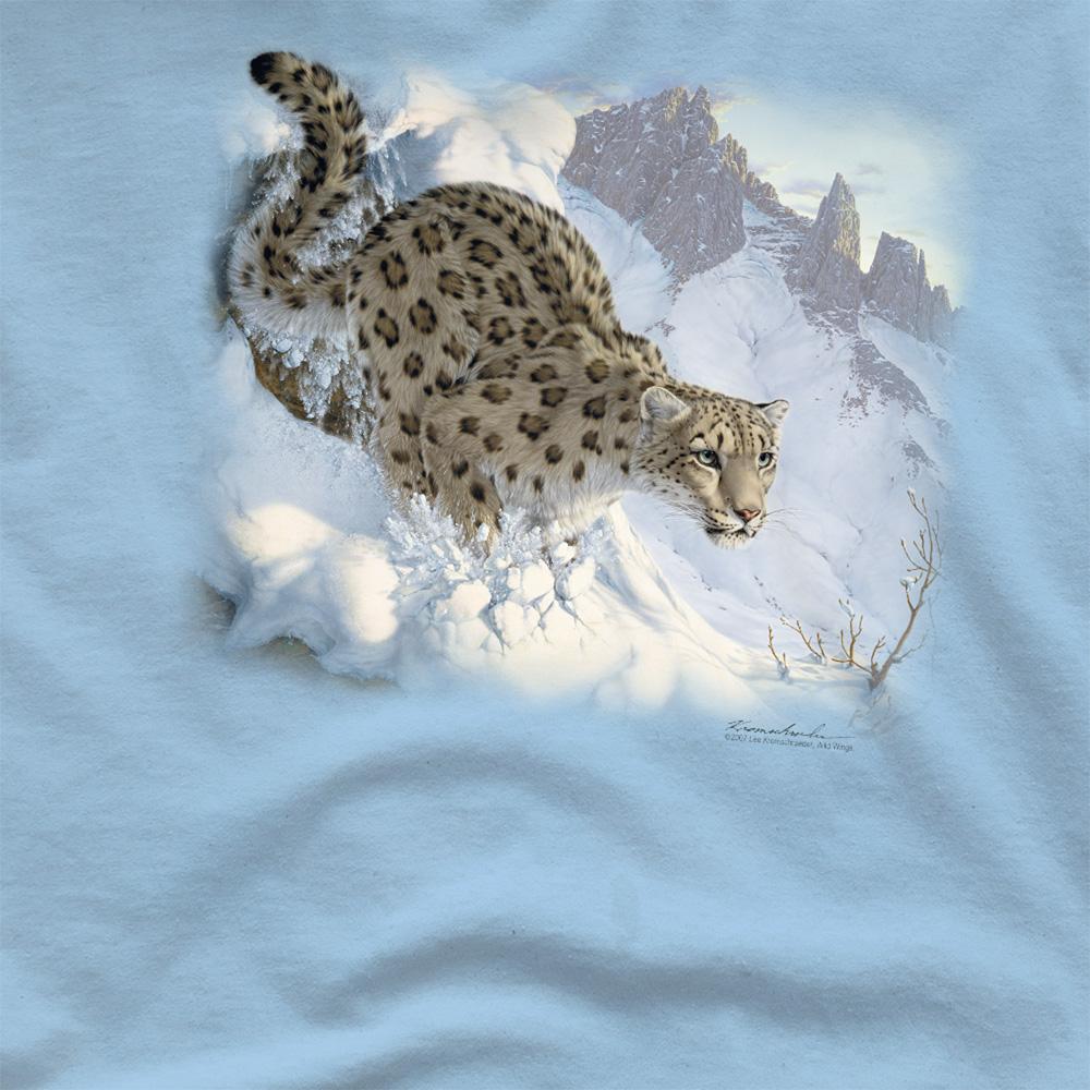 Wildlife Unisex Adult Snow Leopard T-Shirt