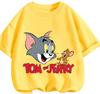 Youth Street Trend Tom And Jerry Tee Summer Soft Casual Round Neck Short Sleeve Children Clothing