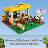 LEGO Minecraft Stall 21171 Spielzeugbausteine Geschenk Videospiel Tiere Jungen und Mädchen ab 8 Jahren