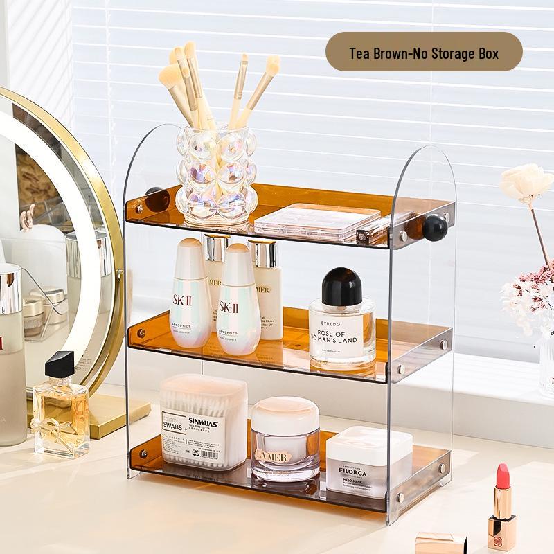 Hochwertiges Kosmetik-Aufbewahrungsregal im chinesischen Stil für Make-up- und Hautpflegeprodukte