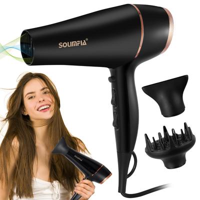 Solimpia Asciugacapelli Professionale a 6 Livelli Grado Industriale da Salone Asciugatura Rapida Alta Temperatura Strumento per lo Styling dei Capelli Barbecue per Casa