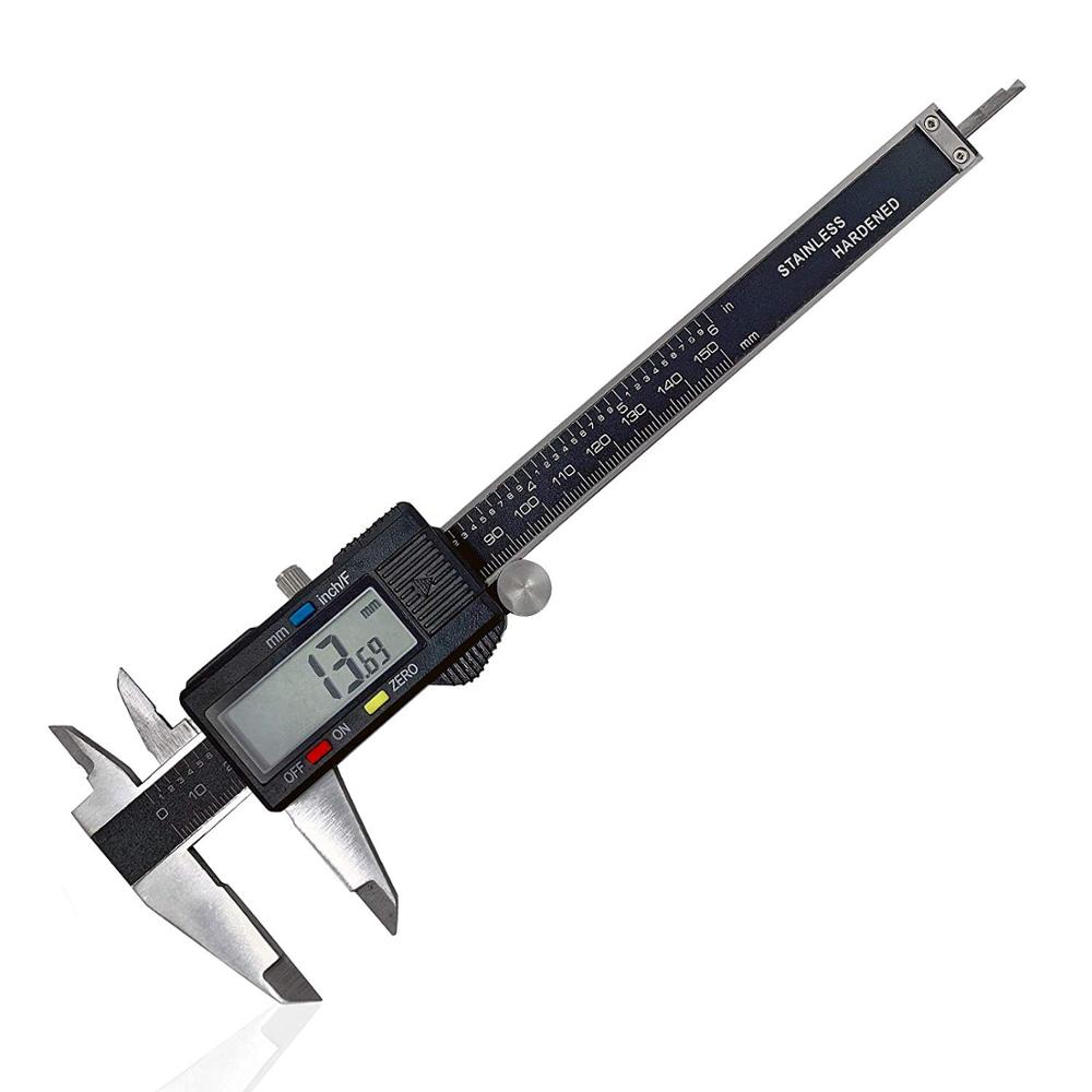 High Quality Hobbit Tools 0-150mm 6inch Stainless Steel Digital Caliper 150mm Electronic Vernier Caliper Gauge Micrometer чёрный