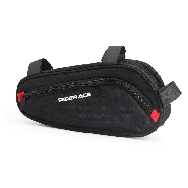 

Сумка для передней трубы велосипедной рамы, водонепроницаемая, прочная, сумка для хранения инструментов для езды на горном велосипеде, сумка-треугольник, многофункциональные аксессуары для велоспорта чёрный