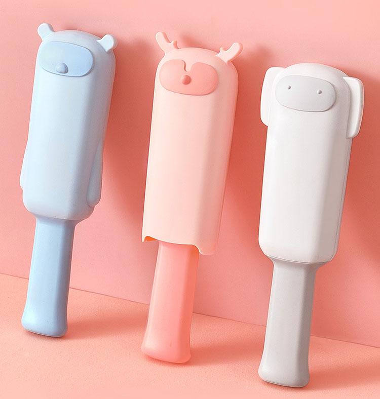 Mini Portable Washable Sticky Cleaner Brush Lint Roller Clothing Dust Hair Sheets Lint Remover Reusable Fabric Brush