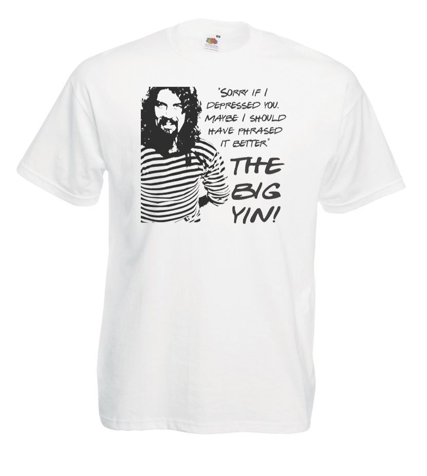 Adults Billy Connolly Big Yin Sorry If I Depressed You Unisex White TShirt 2XL