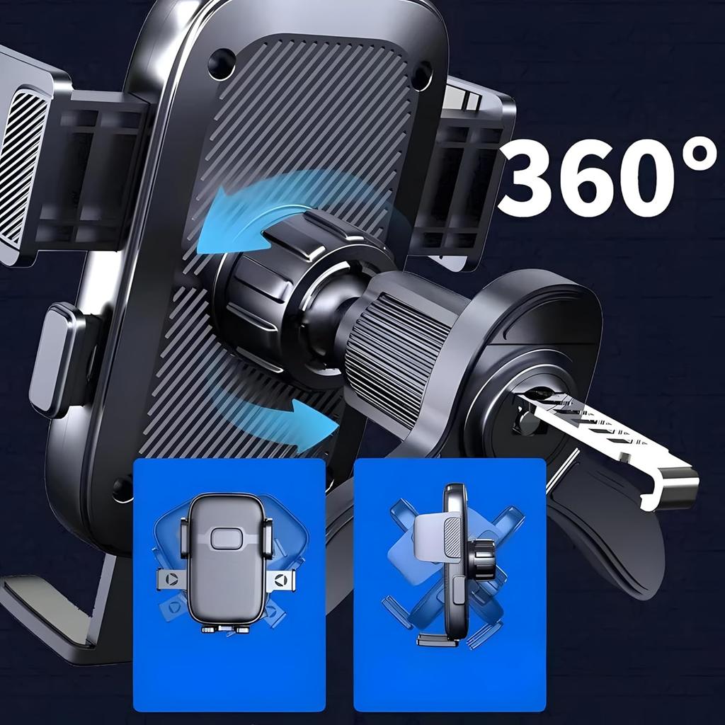 2026 Car Phone Mounts, Universal Car Vent Cell Phone Holder with A Strong Clip, Compatible with All iPhone Series, Samsung