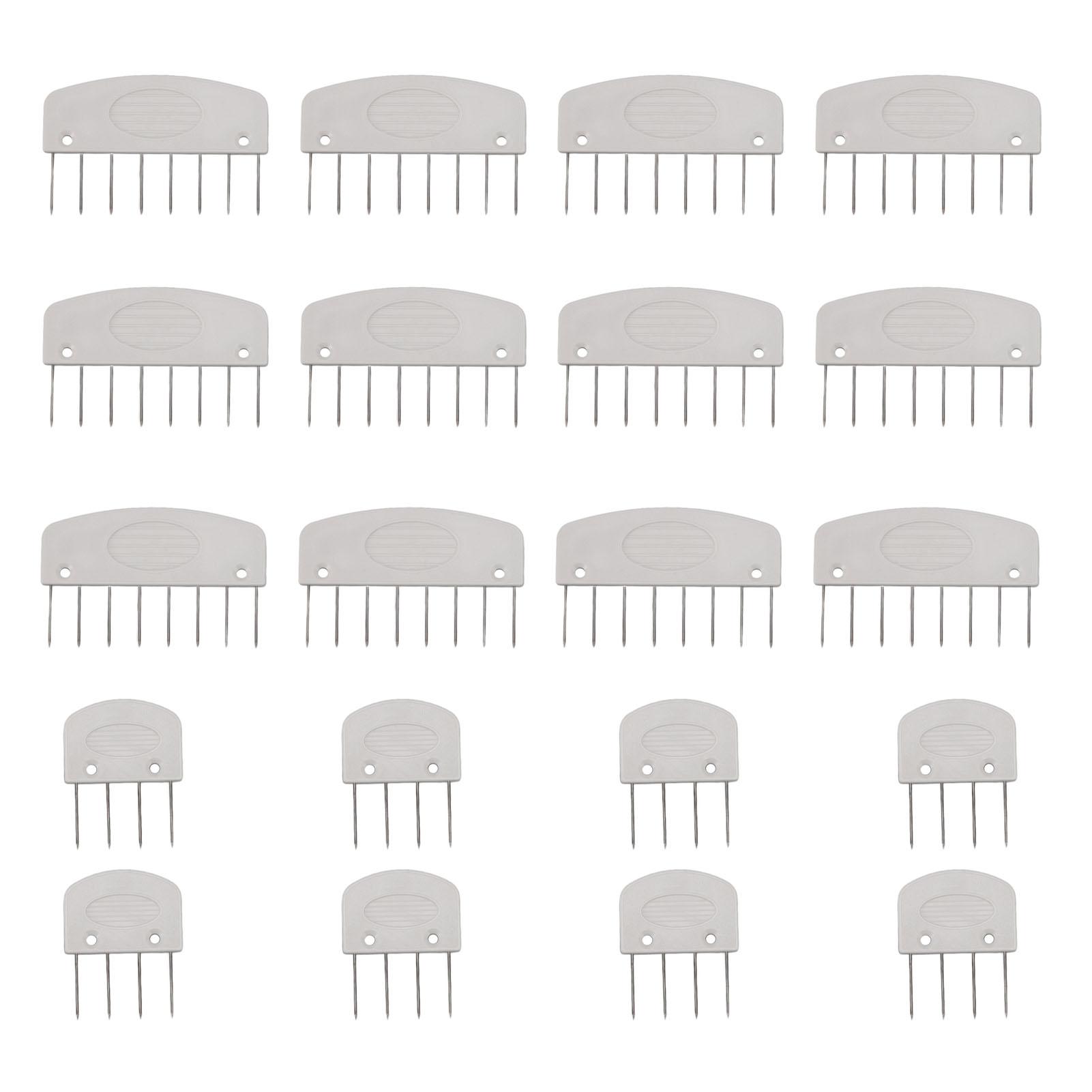 

Набор из 20 шт. штифтов для блокировки вязания, 4 и 8 штифтов, гребни для блокировки вязания крючком