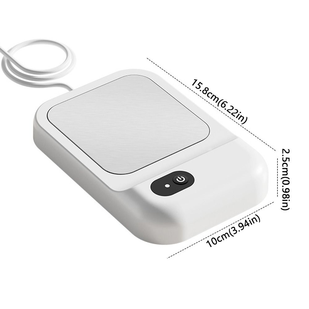 Intelligent Electric Cup Warmer Energy Saving Anti-slip Base Coffee Mug Warmer Low Noise Rapid Warming Heating Coaster