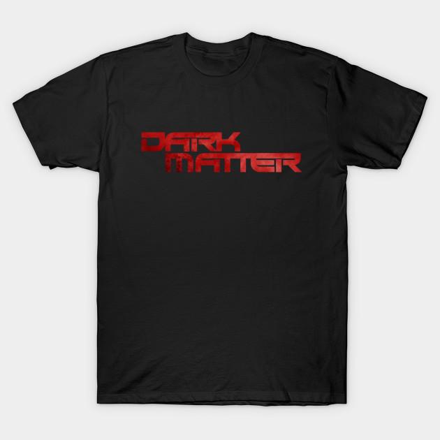 Men Black Print T-shirt Dark Matter Logo No-Cut Transfer Paper Print Cotton Tshirt 4XL чёрный