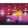 LED Halloween Lamp String Masquerade Decoration Colorful Light Festival Layout Theme Lanterns