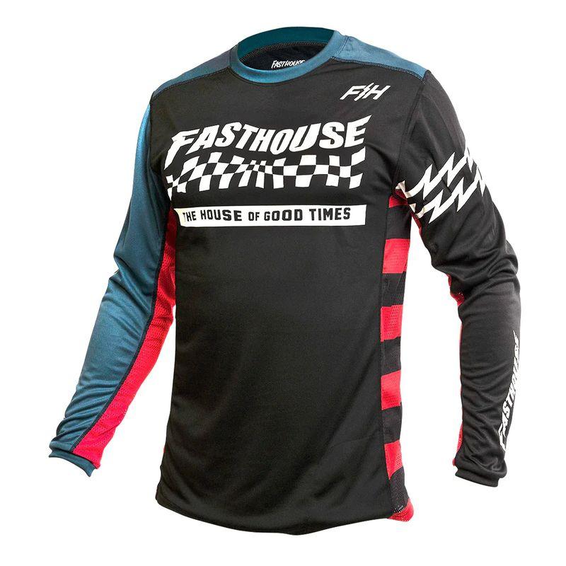 Fasthouse Vintage Off-Road Track Cycling Suit Sunscreen Suit Motorcycle Suit Rally Suit Knight Suit