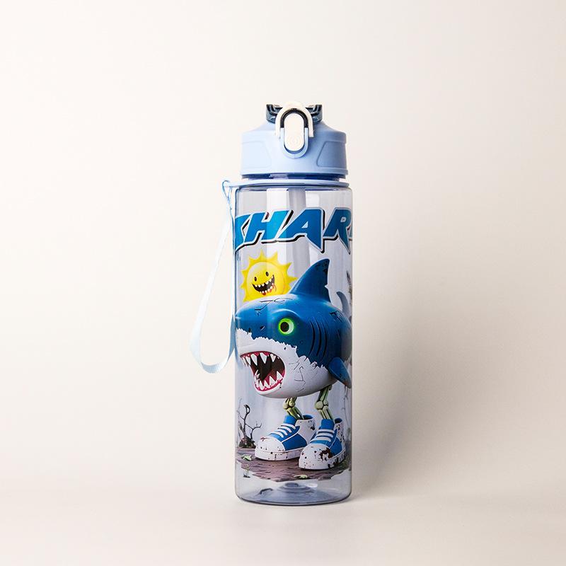 750Ml Italian Brainroot Water Bottle Brainrot Drinking Cup Water Bottles Tungtungtung Sahur Tralalero Tralala Christmas Gift