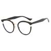 New light luxury anti-blue glasses, classic workplace commuting, daily plain and versatile flat glasses