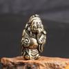Mini Shakyamuni Buddha Guanyin Pendant - Solid Brass Buddha Statue Ornament
