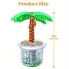 60'' Inflatable Palm Tree Cooler Beach Theme Celebration Pool Balloons Decorat Luau Hawaiian Birth Date Celebration Warm Season Drink Cooler