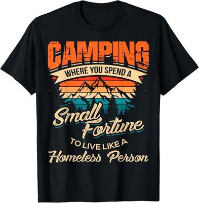 Lustige Camping-Geschenke mit Sprüchen für Camper Camp Männer Frauen Geschenk Unisex T-Shirt