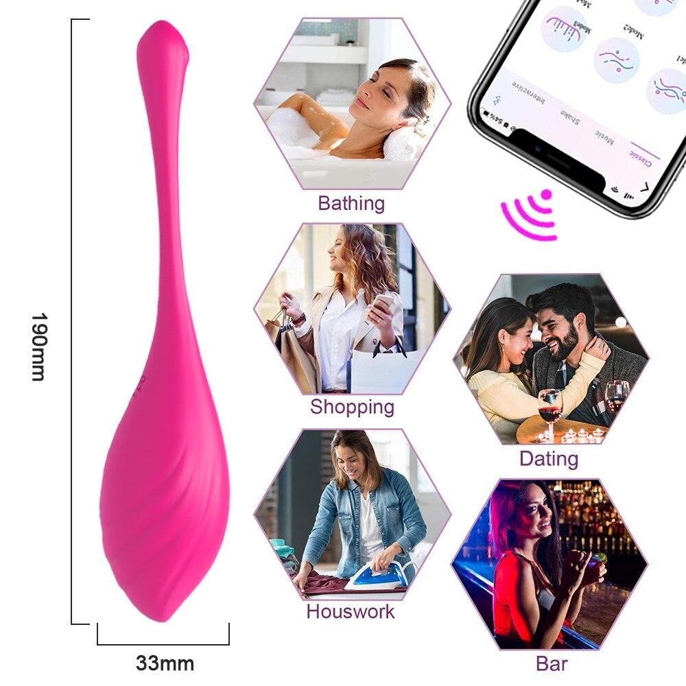 Wireless Remote Control Vibrating Egg G Spot Massager Vibrator Female Masturbation Sex Toys for Women