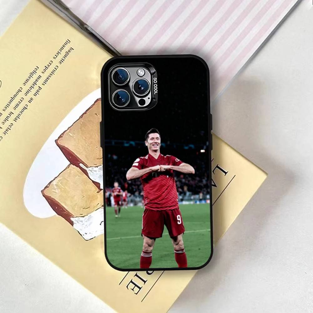 R-Robert Lewandowski  Phone Case For iPhone 17,16,15,14,13,12,11 Plus,Pro Max,XS,Colorful Silver Black Cover iPhone14ProMax