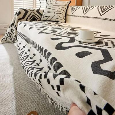Einfaches Chenille-Sofa-Handtuch für Wohnzimmer Heiß Staubdichte Couch Schutzhülle Mode Böhmisch Vier Jahreszeiten Universaldecke