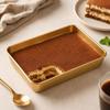 Stainless Steel Cake Tray Gold Silver Storage Tray Versatile Multi-sizes Tray  For Refrigerators