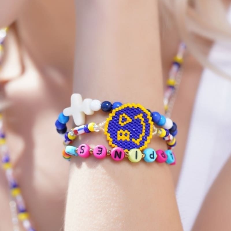 BONBEAU BONBEAU Smile Beads Bracelet Exotic Color Smile Bead Bracelet