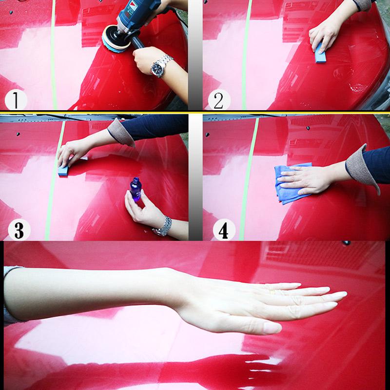 Car-styling 9H Car Hydrophobic Glass Coating Car Liquid Ceramic Coat Auto Anti-scratch Paint Care Oral Coating Car Motorcycle
