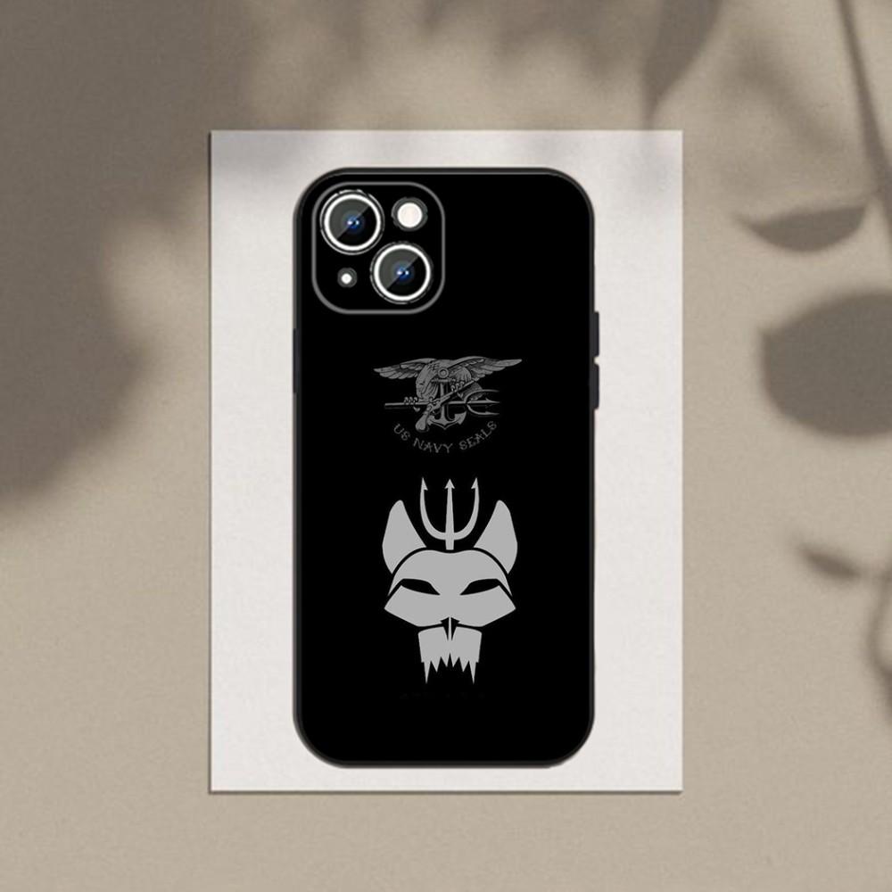 

PRF Police S-SEAL Team Чехол для телефона для Apple iPhone 15,14,13,12,11,XS,XR,X,8,7,Pro,Max,Plus,mini Силиконовый Черный Чехол iPhone11