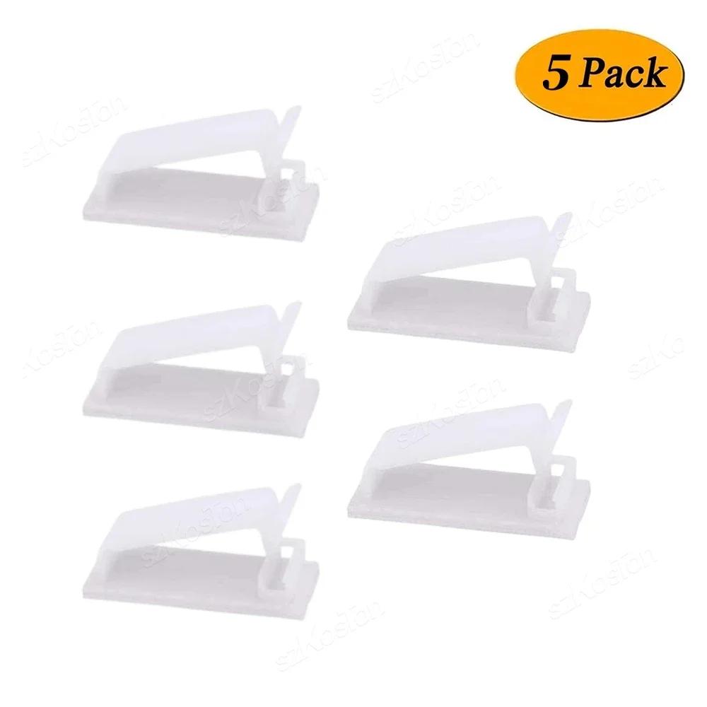 Self-adhesive Wire Holder Organizer Cable Clamp Cord Management Table Desk Storage Electrical Equipment Supplies Fixing Clip