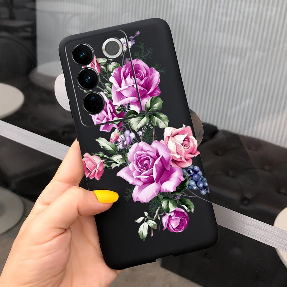 For Vivo V27 Pro Case Vivo V27e Back Cover Fashion Candy Color Painted Funda For Vivo V27 5G V 27e V27Pro V2237 V2230 Soft Shell