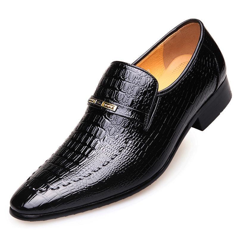 Männer leder schuhe neue stil luxus krokodil muster männer business formale schuhe casual social schuhe männer hochzeit schuhe