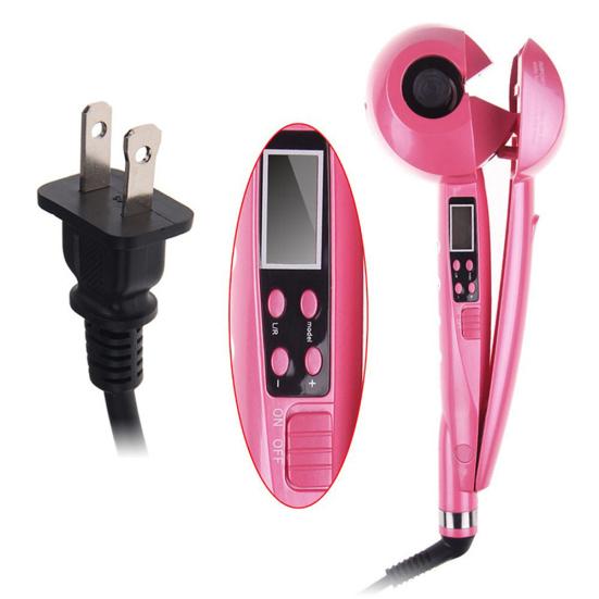 LCD Display Ceramic Heating Automatic Hair Curler Electric Hairstyling Tool