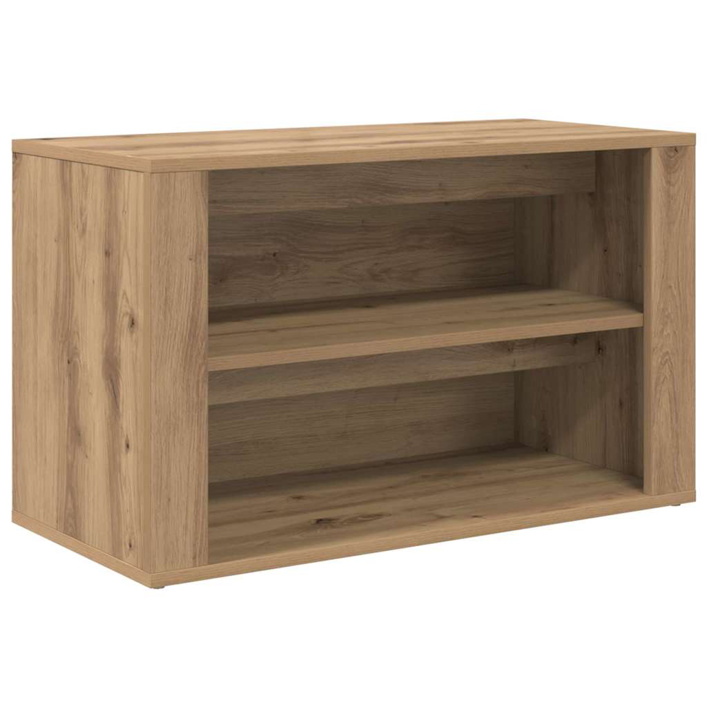Shoe Rack Artisan Oak 75 x 35 x 45 cm Wood Based Material