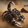 Mechanical Scorpion Building Blocks Set, 1074 PCS Articulated Creature Model Kit, Movable Joints Collectible Toy for Kids & Adul