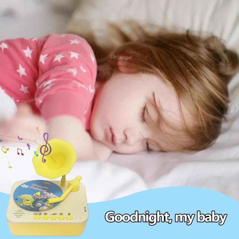 Kids Story Player Gramophone Music Toy with 93 Cards for Early Education Toddler Record Player Phonograph Learning Toys Gifts