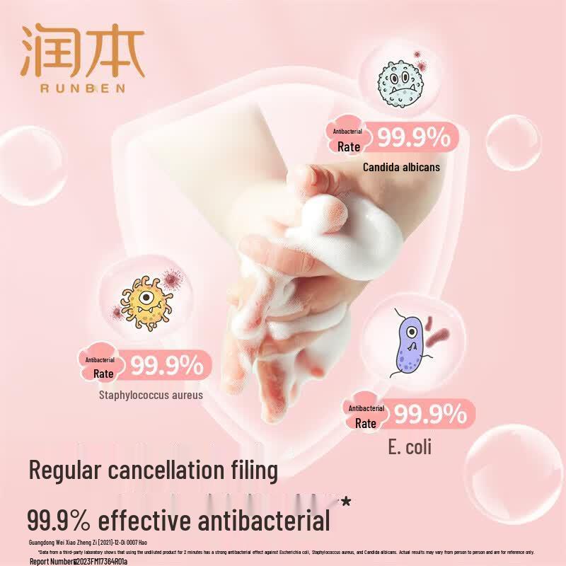 RUNBEN Xiaotaoxi Anti-Bacterial Cat Paw Foam Hand Wash, 250ml