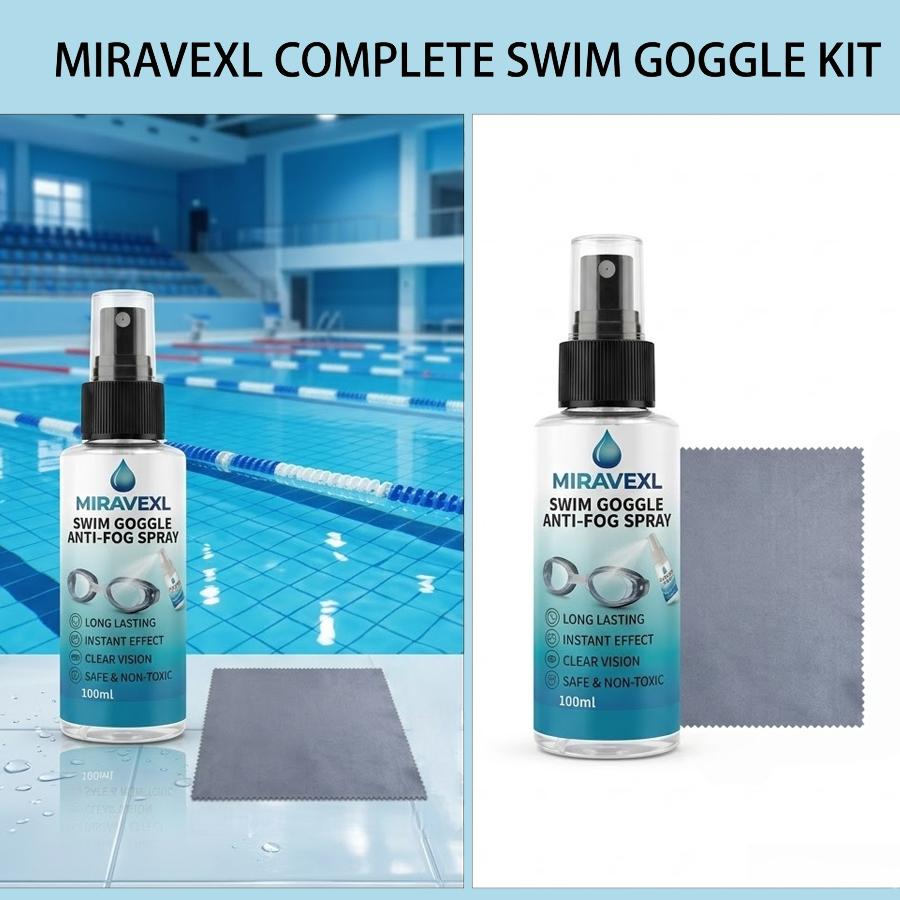 Anti-Fog Spray for Goggles/Glasses: Cameras/Windshields/Telescopes – Bathroom Mirrors, All-Scene Anti-Fog Protection