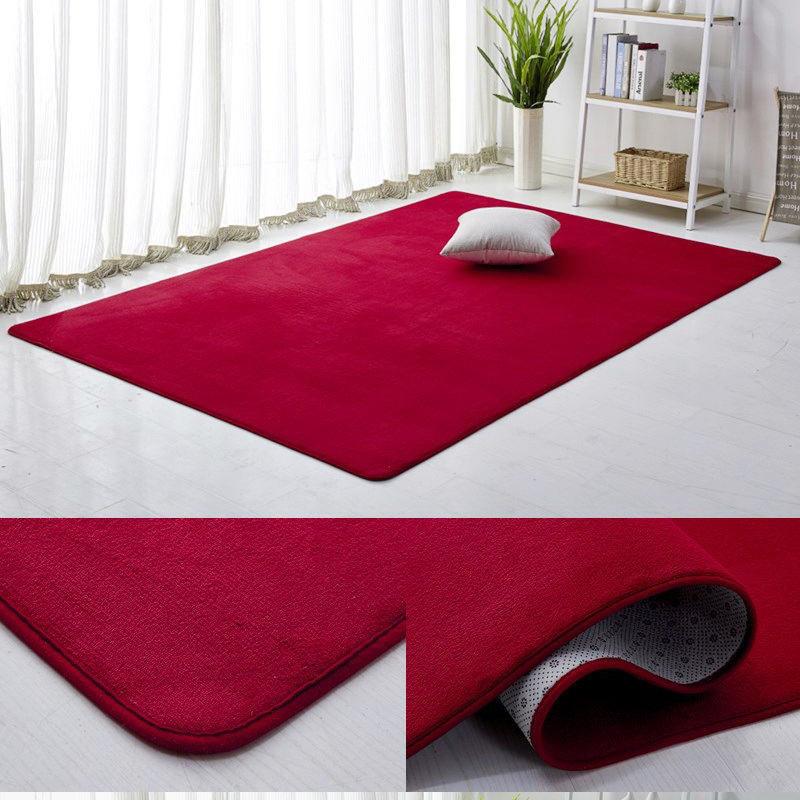 Gray Coral Velvet Carpet For Living Room Sofa Area Rug Kids Bedroom Bedside Floor Mat Short Plush Children Nursery Carpet Thick