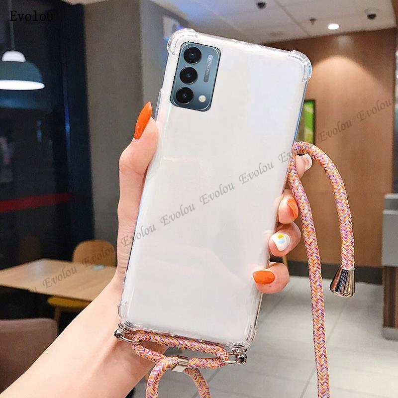 Crossbody Necklace Srap Cord Lanyard Case For POCO X8 Pro Max Shockproof Airbags Clear Soft TPU Cover For Xiaomi POCO X8 Pro X 8