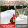 Outdoor Water Tank for Camping 29Gallon/100L Large Tank, Storage Container, Drinking Canister, Plastic Garden Irrigation Container Bucket, with Spigot