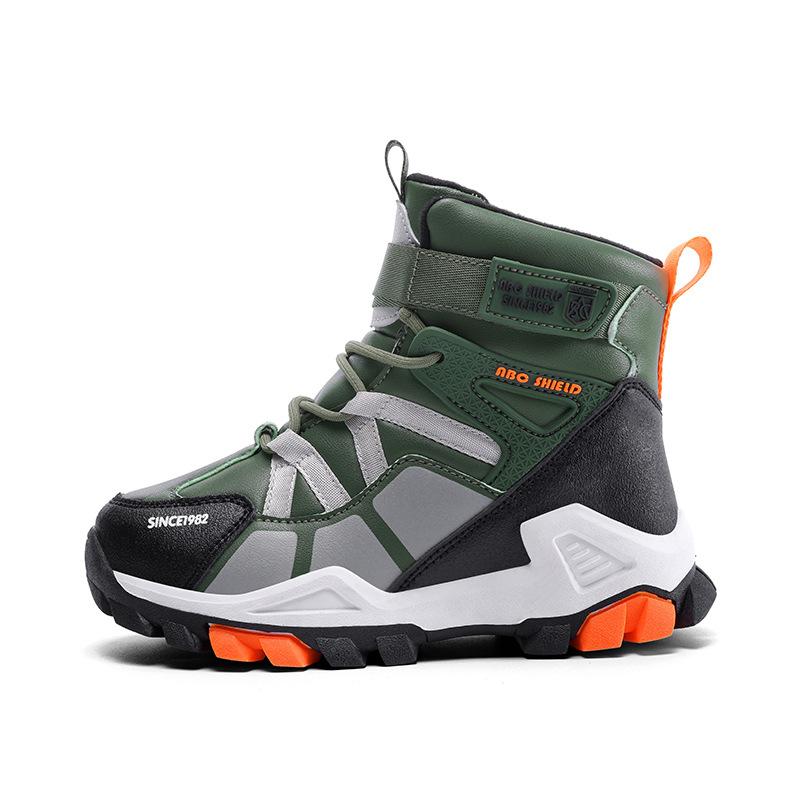 Factory customized classmate children's snow boots winter large cotton shoes piled and thickened Hasbro waterproof children's boots