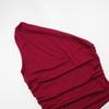 Solid Color One Shoulder Backless Shrink Tank Top T-Shirt Candy Color Tight Sexy Sleeveless Neckless Slim Casaul Top