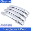 for Citroen C3 SC 2010 2011 2012 2013 2014 2015 2016 Chrome Door Handle Cover Car Accessories Stickers Rustproof Catch Retrofit