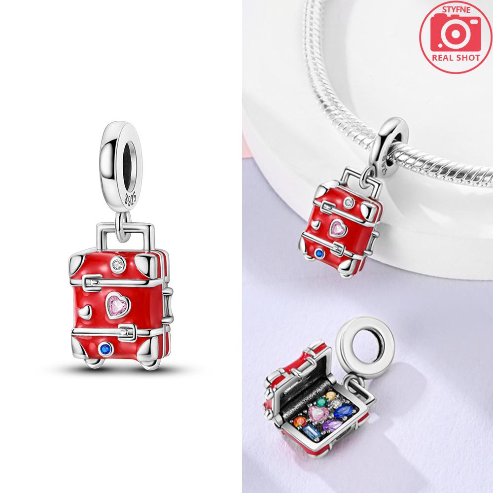 Funny Playable Smart Watch Tarot Bike Travel Dangle Original 100% Copper Charms Beads Fit Bangle Bracelet Diy Jewelry